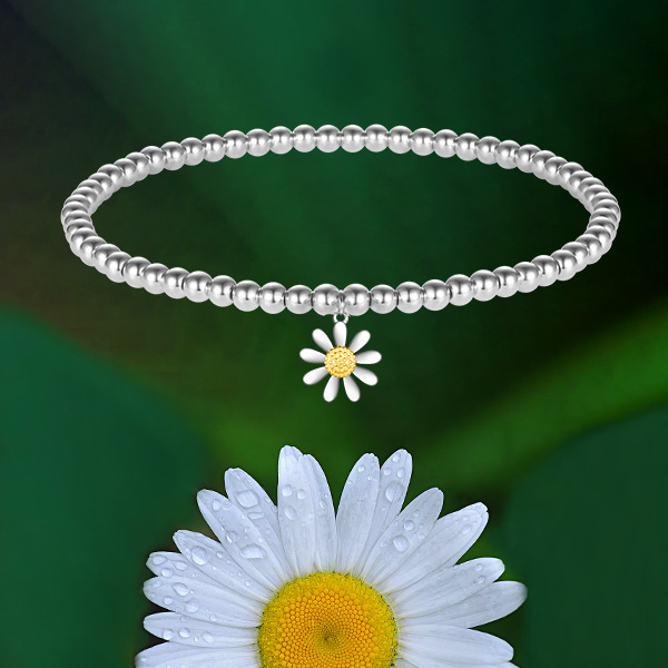 Daisy Ball Bracelet - DB02 - Jersey Inspired